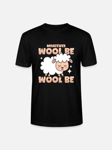 Sheep wool puns - Stanley/Stella CRAFTER Unisex Organic T-Shirt - black