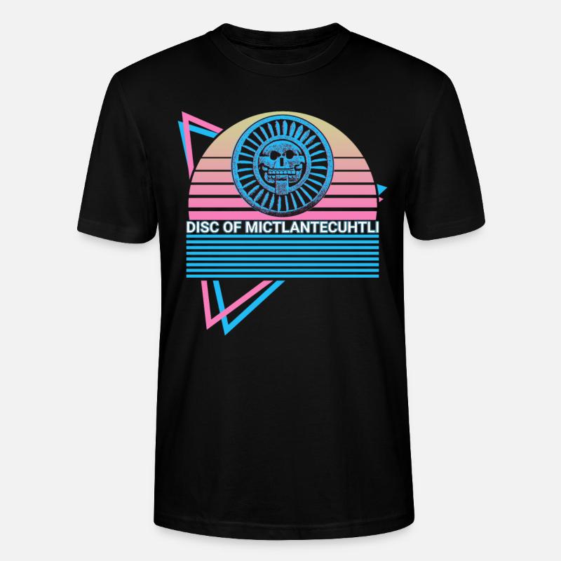 Disque par Mictlantecuhtli - T-shirt bio CRAFTER Stanley Stella Unisexe - noir