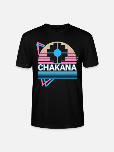 Chakana Inca Cross Retro - Stanley/Stella CRAFTER Unisex Organic T-Shirt - black
