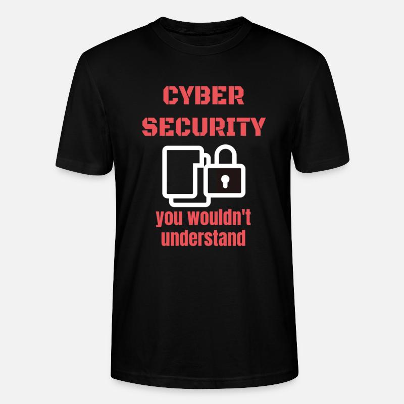 Cybersecurity - IT-Sicherheit Informatiker - Stanley/Stella Unisex Bio-T-Shirt CRAFTER - Schwarz
