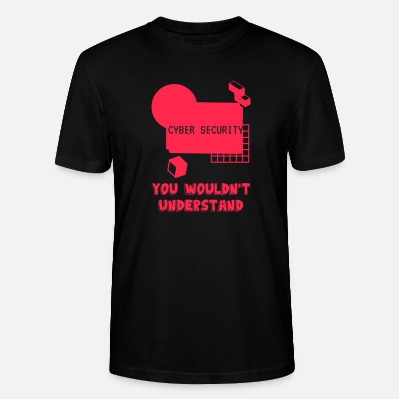 Cybersecurity - IT Security Computer Scientist - Stanley/Stella CRAFTER Unisex Organic T-Shirt - black