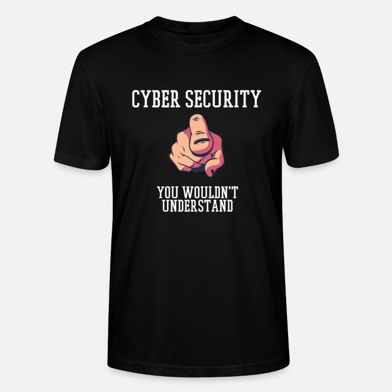 Cybersecurity - IT Security Computer Scientist - Stanley/Stella CRAFTER Unisex Organic T-Shirt - black