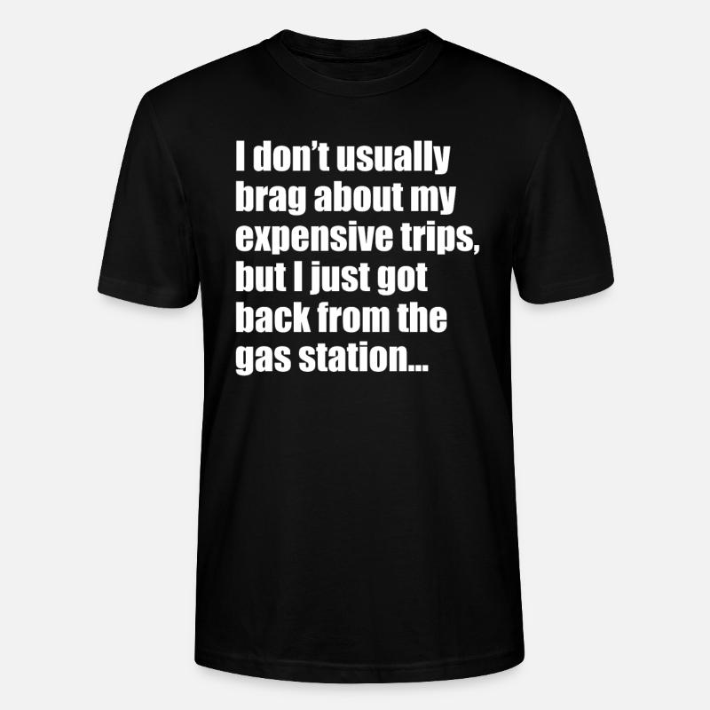 Voyage Cher Excursion Station d’essence - T-shirt bio CRAFTER Stanley Stella Unisexe - noir