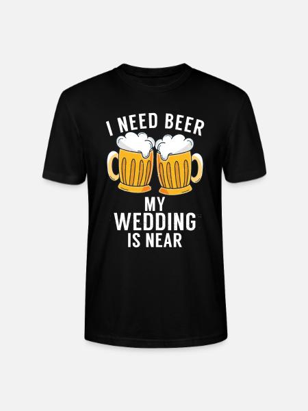 Biertrinker Bier Geschenke - Stanley/Stella Unisex Bio-T-Shirt CRAFTER - Schwarz