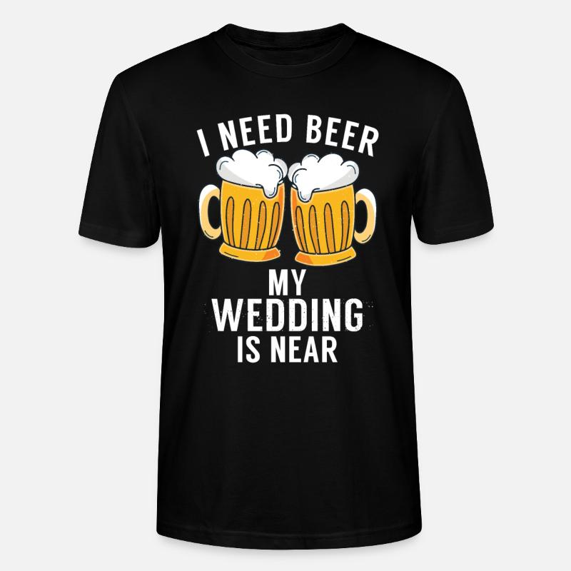 Biertrinker Bier Geschenke - Stanley/Stella Unisex Bio-T-Shirt CRAFTER - Schwarz