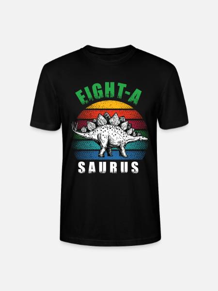 Eight-A Saurus - Stanley/Stella CRAFTER Unisex Organic T-Shirt - black