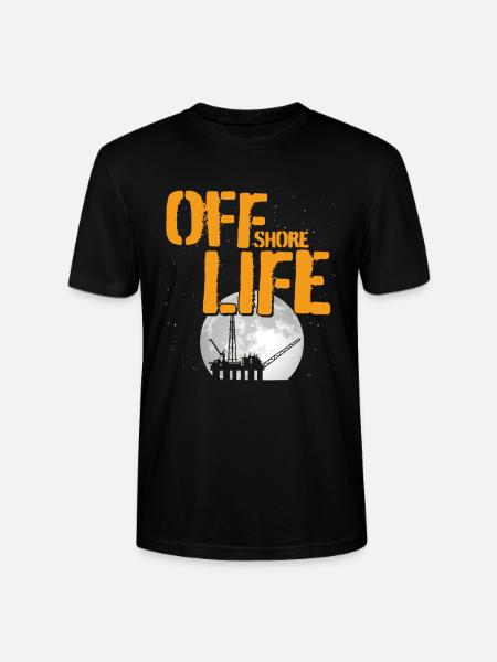 Off Shore Life - Stanley/Stella Unisex Bio-T-Shirt CRAFTER - Schwarz