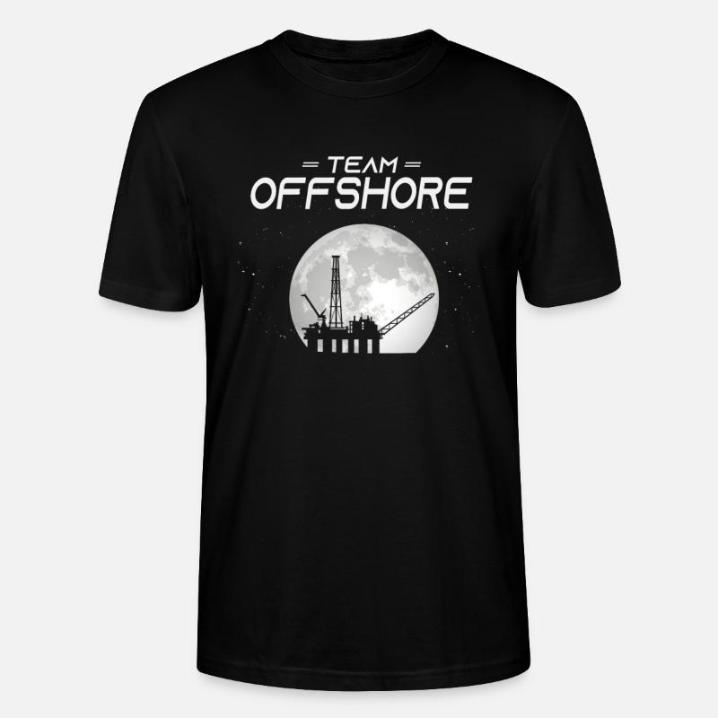Équipe Offshore - T-shirt bio CRAFTER Stanley Stella Unisexe - noir