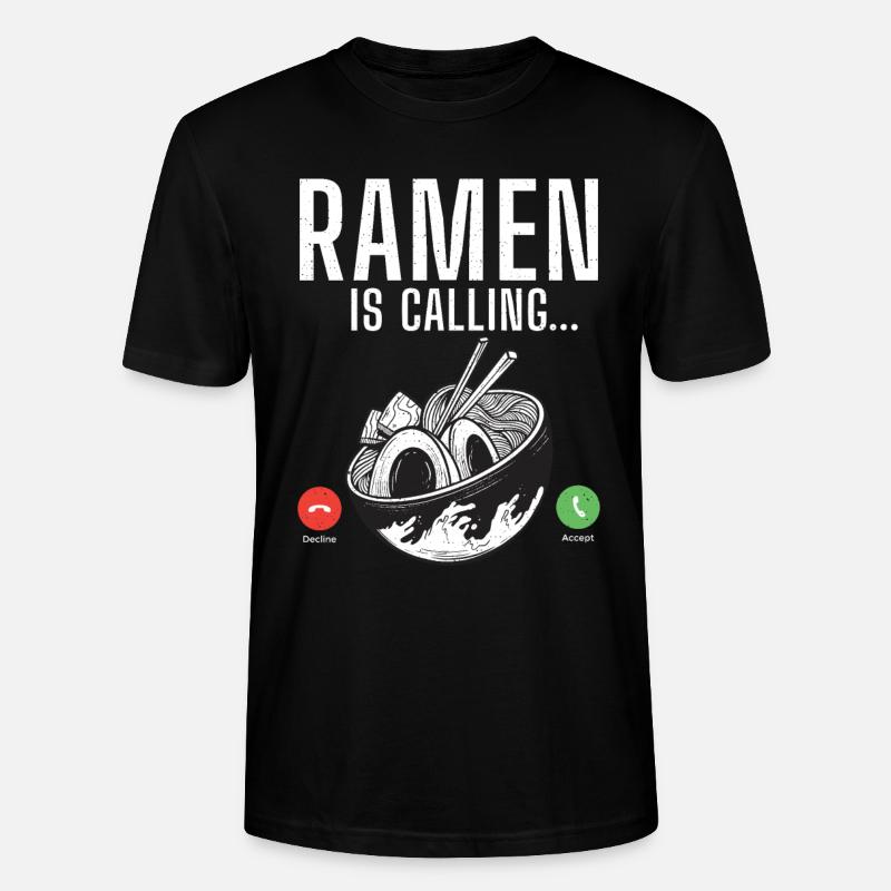 Ramen Lover - T-shirt bio CRAFTER Stanley Stella Unisexe - noir
