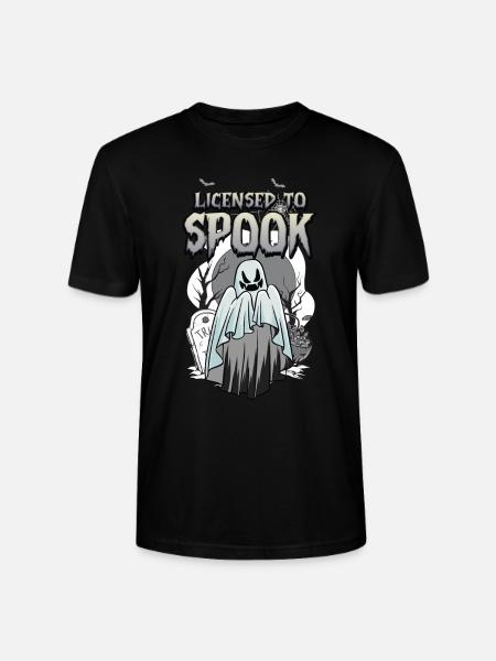 Licensed To Spook - Stanley/Stella CRAFTER Unisex Organic T-Shirt - black