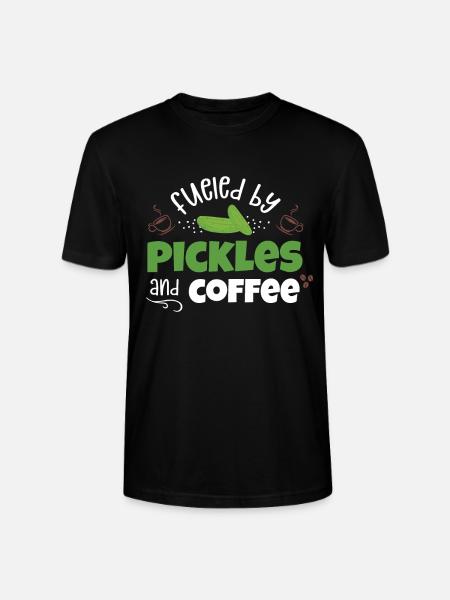 Fueied By Pickles And Coffee - Stanley/Stella CRAFTER Unisex Organic T-Shirt - black