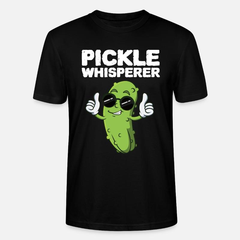 Pickle Whisperer - Stanley/Stella Unisex Bio-T-Shirt CRAFTER - Schwarz