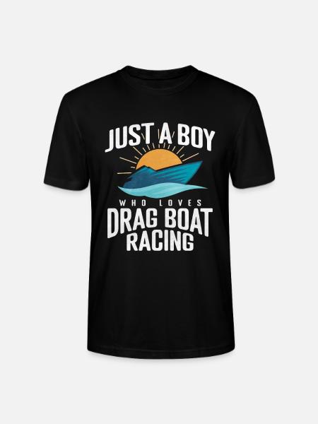 Drachenbootrennen Drachenboot - Stanley/Stella Unisex Bio-T-Shirt CRAFTER - Schwarz