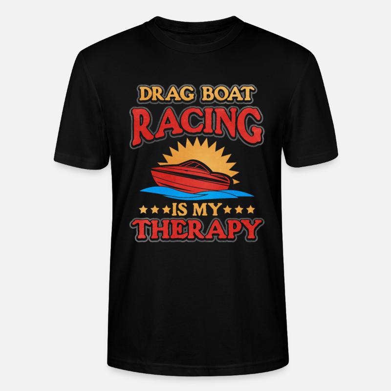 Drachenbootrennen Drachenboot - Stanley/Stella Unisex Bio-T-Shirt CRAFTER - Schwarz