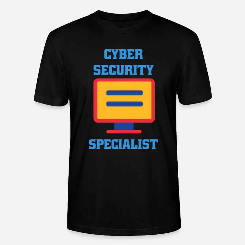 Cybersecurity - IT Security Computer Scientist - Stanley/Stella CRAFTER Unisex Organic T-Shirt - black