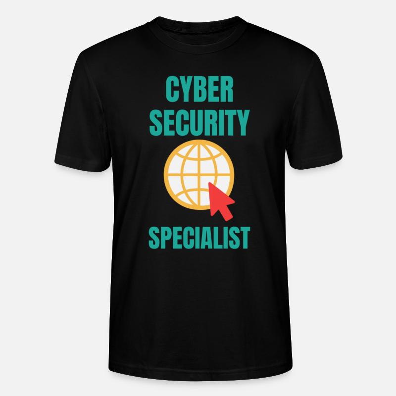 Cybersecurity - IT Security Computer Scientist - Stanley/Stella CRAFTER Unisex Organic T-Shirt - black