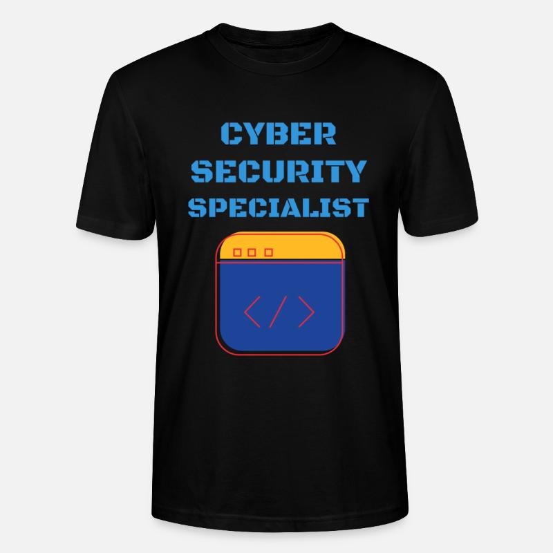 Cybersecurity - IT Security Computer Scientist - Stanley/Stella CRAFTER Unisex Organic T-Shirt - black