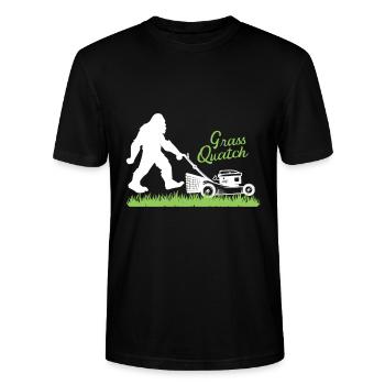 Tondeuse à gazon Jardiniers paysagistes Bigfoot - T-shirt bio CRAFTER Stanley Stella Unisexe - noir - Devant - Alina (178cm) & Michal (187cm)