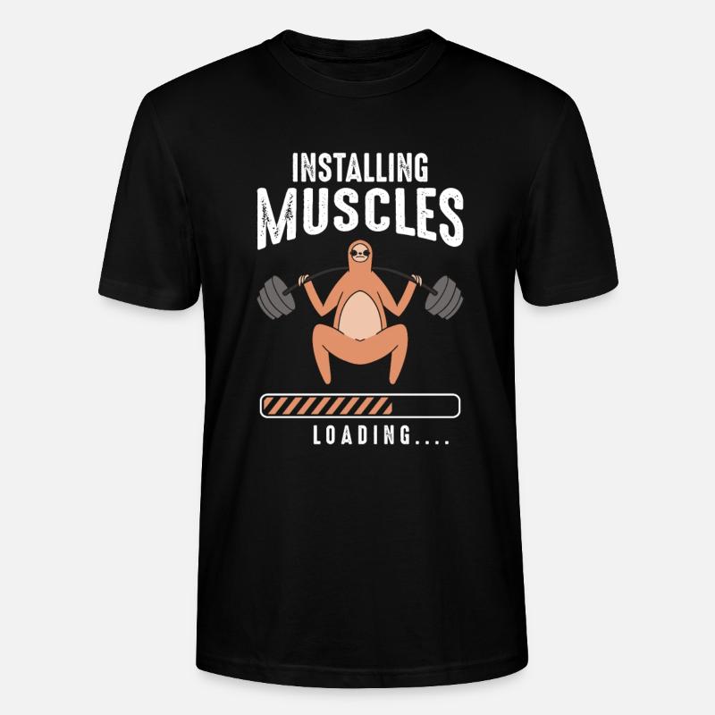 Installing Muscles Loading - Stanley/Stella Unisex Bio-T-Shirt CRAFTER - Schwarz