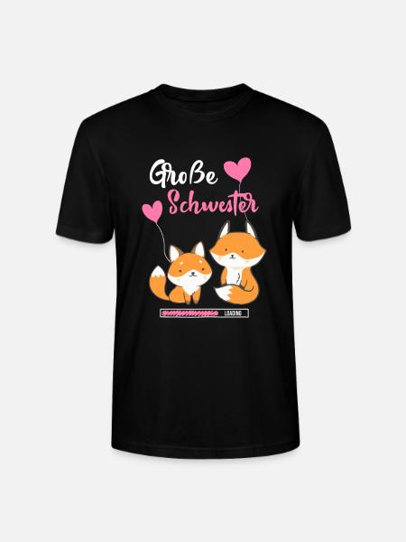 Große Schwester Lädt - Stanley/Stella Unisex Bio-T-Shirt CRAFTER - Schwarz