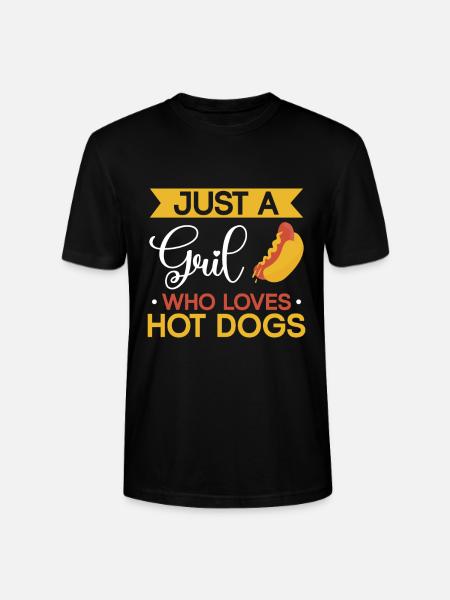 Hotdog Food Lover Hotdogs Food Hotdog Sælger - Stanley Stella CRAFTER unisex økologisk-T-shirt - sort
