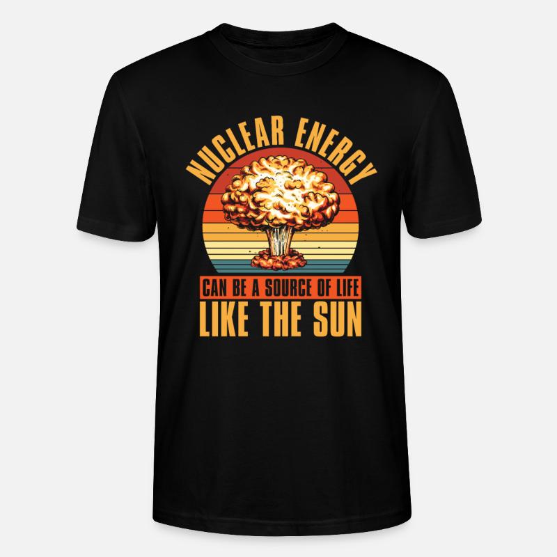 Physics Phyiker Nuclear Physics - Stanley/Stella CRAFTER Unisex Organic T-Shirt - black