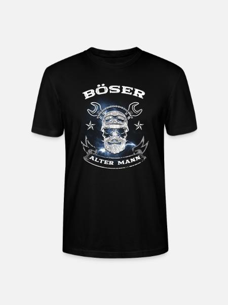 Böser alter Mann - Stanley/Stella Unisex Bio-T-Shirt CRAFTER - Schwarz