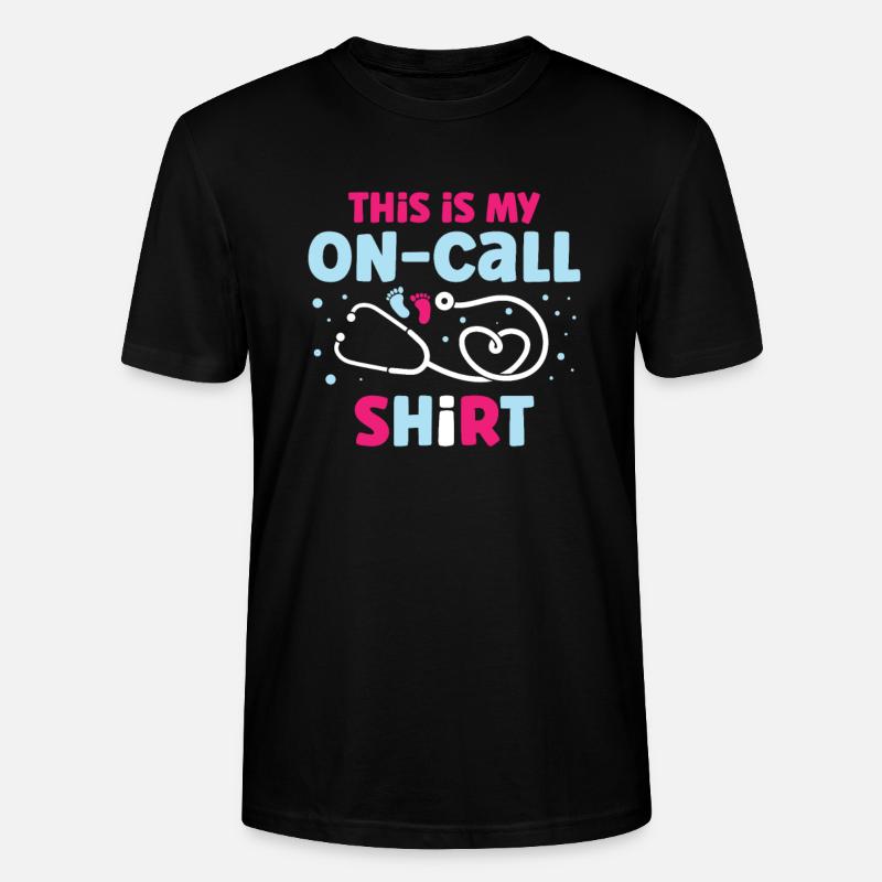Gynécologue obstétricien - T-shirt bio CRAFTER Stanley Stella Unisexe - noir