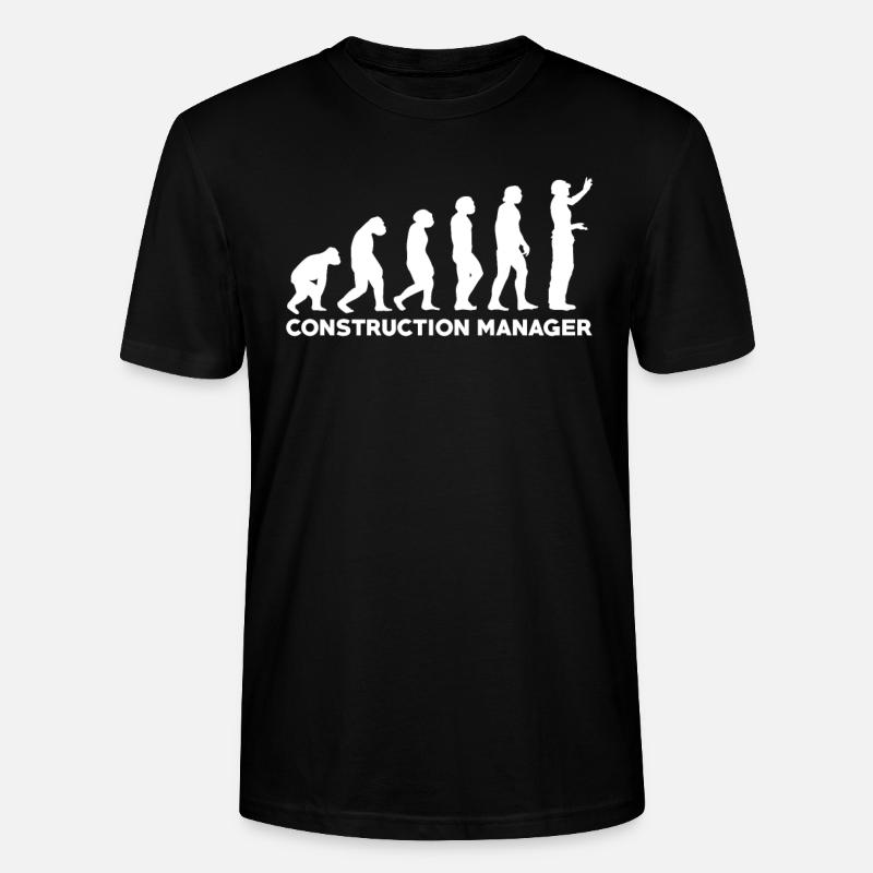 Bauleiter Evolution - Stanley/Stella Unisex Bio-T-Shirt CRAFTER - Schwarz