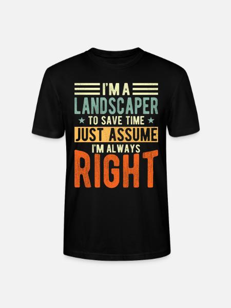 Landscaper - Stanley/Stella CRAFTER Unisex Organic T-Shirt - black