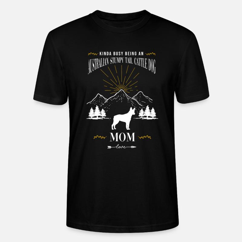 Australian Stumpy Tail Cattle Dog - Stanley/Stella Unisex Bio-T-Shirt CRAFTER - Schwarz