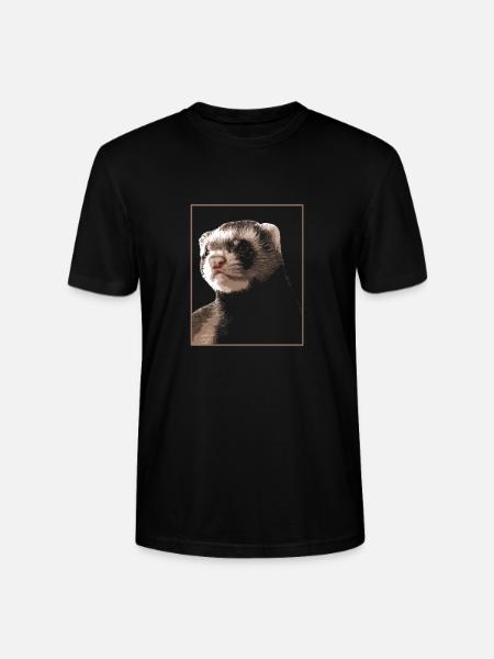 Ferret Iltis - Stanley/Stella CRAFTER Unisex Organic T-Shirt - black