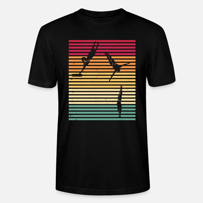 Turmspringen Turmspringer - Stanley/Stella Unisex Bio-T-Shirt CRAFTER - Schwarz