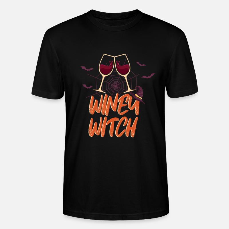 Winey Witch - Stanley/Stella Unisex Bio-T-Shirt CRAFTER - Schwarz