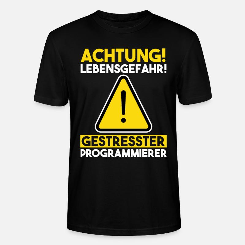 Programmieren Entwickler Coder Programmierer - Stanley/Stella Unisex Bio-T-Shirt CRAFTER - Schwarz