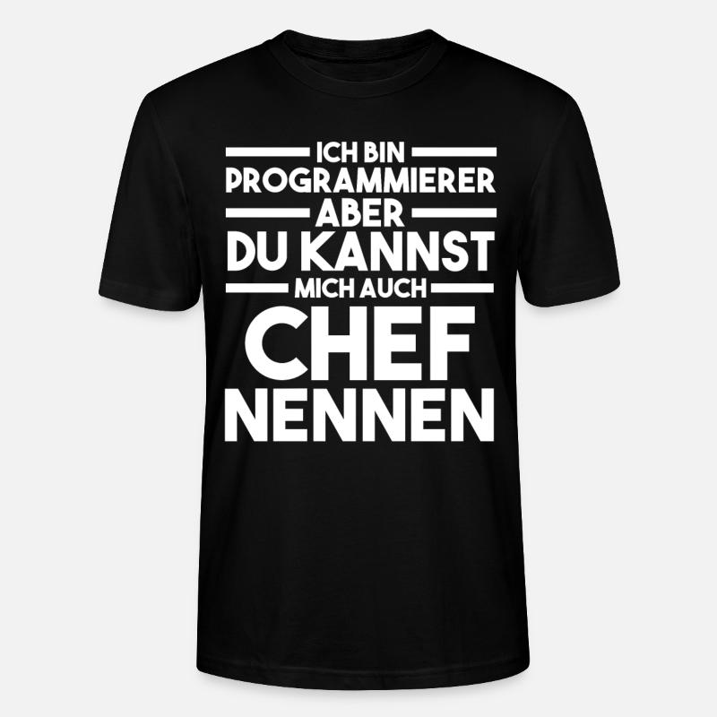 Programmieren Entwickler Coder Programmierer - Stanley/Stella Unisex Bio-T-Shirt CRAFTER - Schwarz