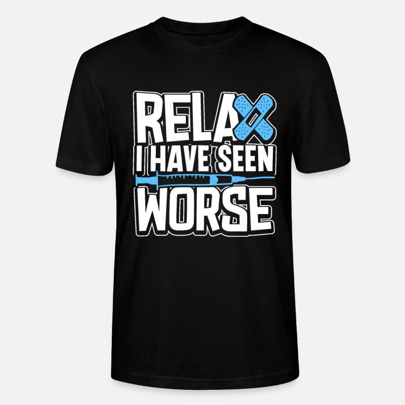 Infirmière Infirmière Clinique Paramédicale - T-shirt bio CRAFTER Stanley Stella Unisexe - noir