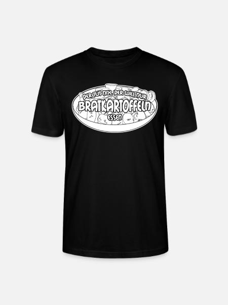 Bratkartoffeln - Stanley/Stella Unisex Bio-T-Shirt CRAFTER - Schwarz
