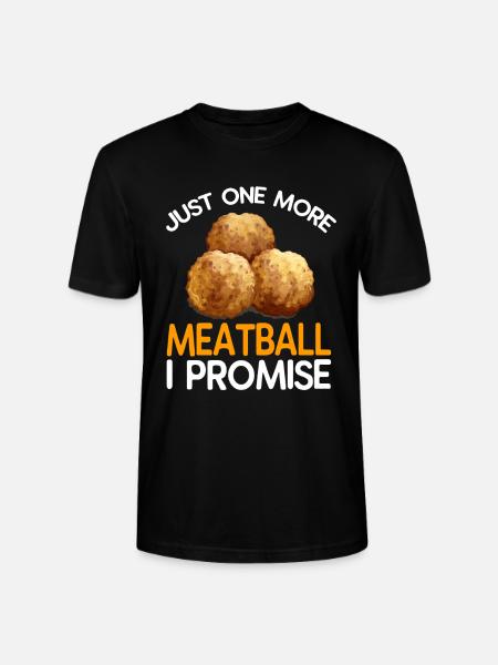 Polpette di polpette Regalo di cibo - Maglietta unisex ecologica CRAFTER di Stanley/Stella - nero