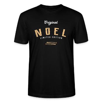 Noel Limited Edition - Stanley/Stella Unisex Bio-T-Shirt CRAFTER - Schwarz - Vorne - Alina (178cm) & Michal (187cm)