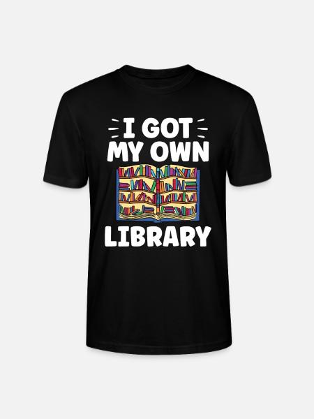 J’ai mon propre bibliothécaire - T-shirt bio CRAFTER Stanley Stella Unisexe - noir