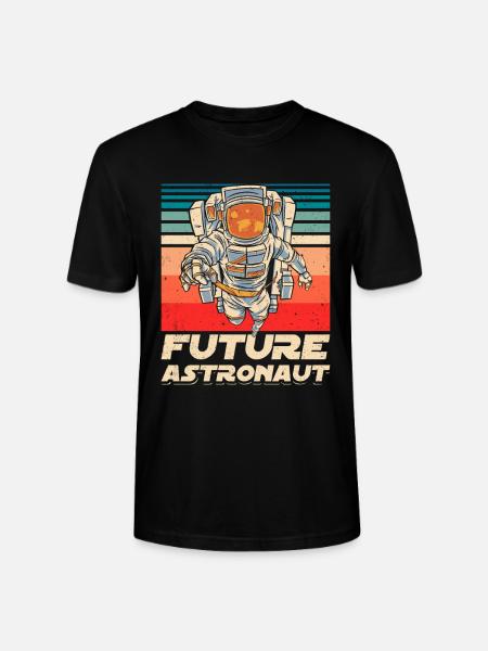 Future Astronaut Astronomy Space Rocket - Stanley/Stella CRAFTER Unisex Organic T-Shirt - black