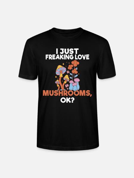 Fungi Hunter Mushroom Hunter Gifts - Stanley/Stella CRAFTER Unisex Organic T-Shirt - black