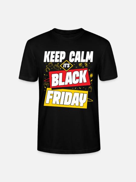 Keep Calm It's Black Friday - Stanley/Stella Unisex Bio-T-Shirt CRAFTER - Schwarz