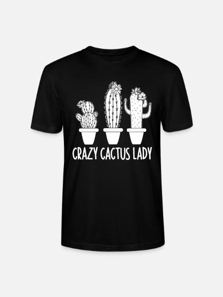 Cactus Garden - Stanley/Stella CRAFTER Unisex Organic T-Shirt - black