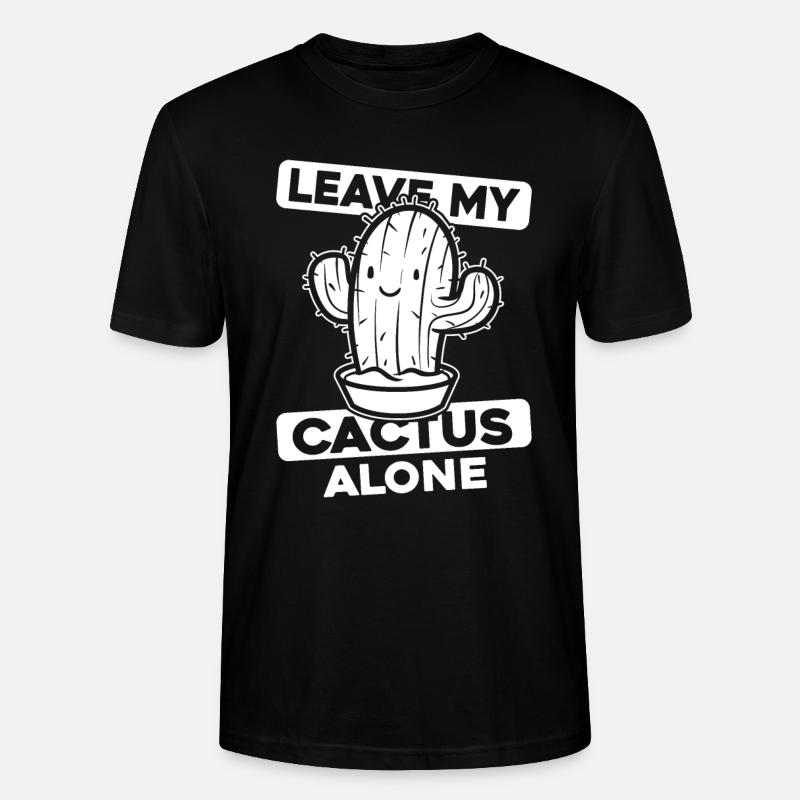 Jardin de cactus - T-shirt bio CRAFTER Stanley Stella Unisexe - noir
