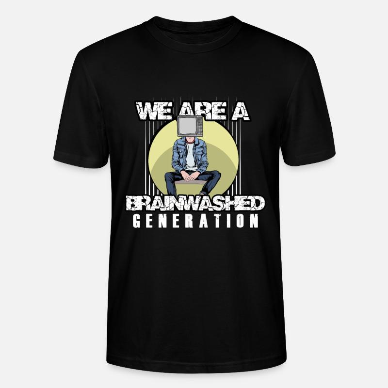 We Are A Brainwashed Generation - Stanley/Stella Unisex Bio-T-Shirt CRAFTER - Schwarz