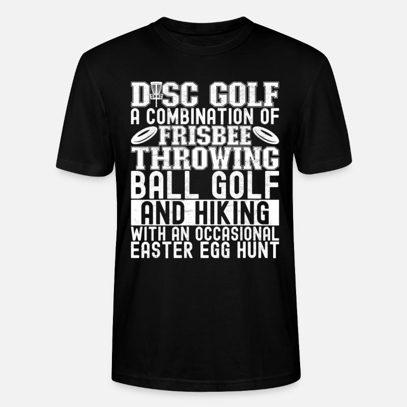 Disc Golf Discgolfspieler - Stanley/Stella Unisex Bio-T-Shirt CRAFTER - Schwarz