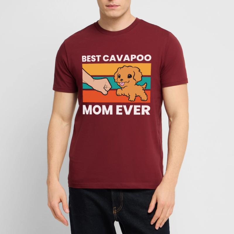 Cavapoo Hund Mama Cavoodle Beste Cavapoo Mama Stanley/Stella Unisex Bio-T-Shirt CRAFTER