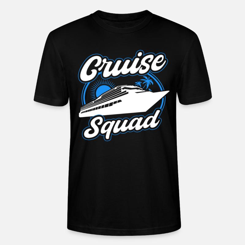 Cruise Squad Schiffreise - Stanley/Stella Unisex Bio-T-Shirt CRAFTER - Schwarz